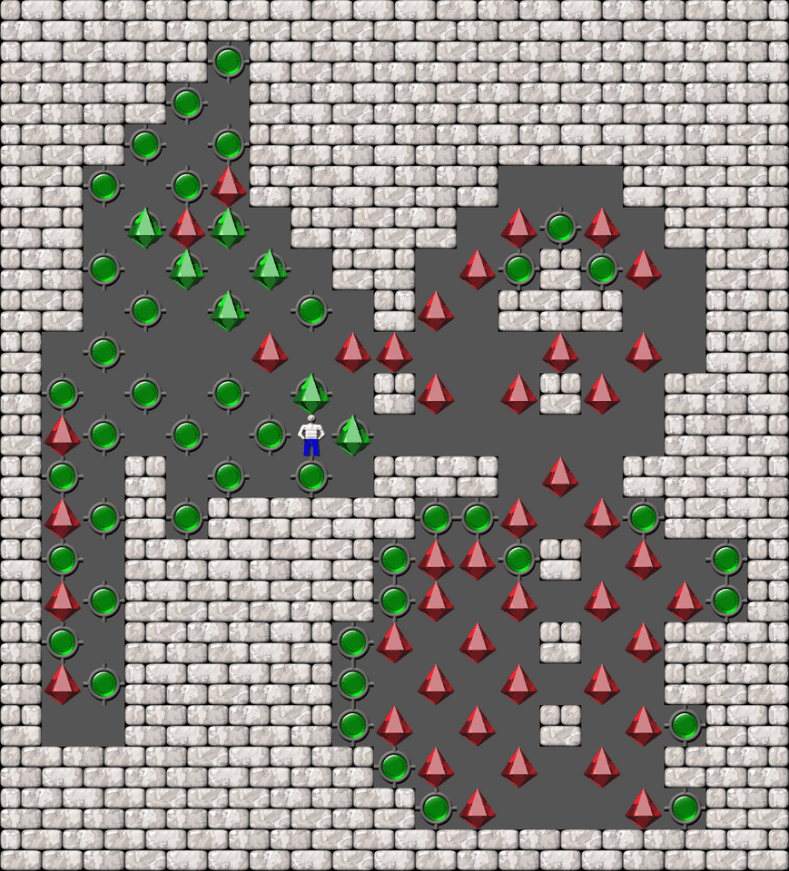Сокобан More Bugs collections уровень 516